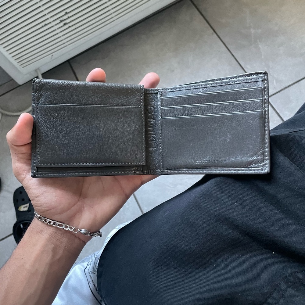 Grey Calvin Klein Wallet